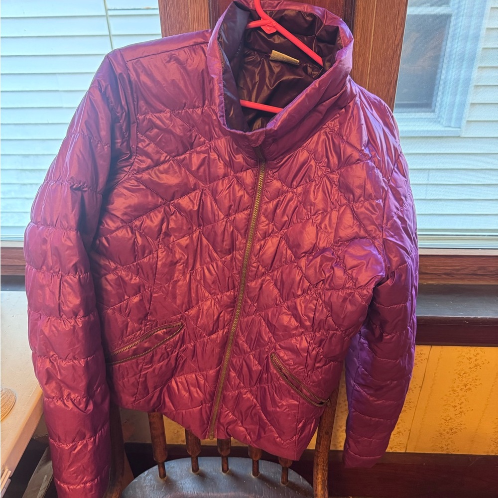 Columbia Women's Shiny Purple Puffer Jacket
